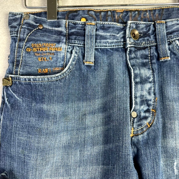 G-Star Raw Reese Straight Men's Jeans - W30 L32 - Vintage Used Look - Picture 6 of 13